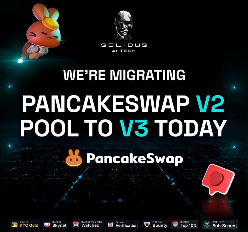 Migrating PancakeSwap V2 Pool to V3: Unlocking a New Era of Efficiency and Liquidity!