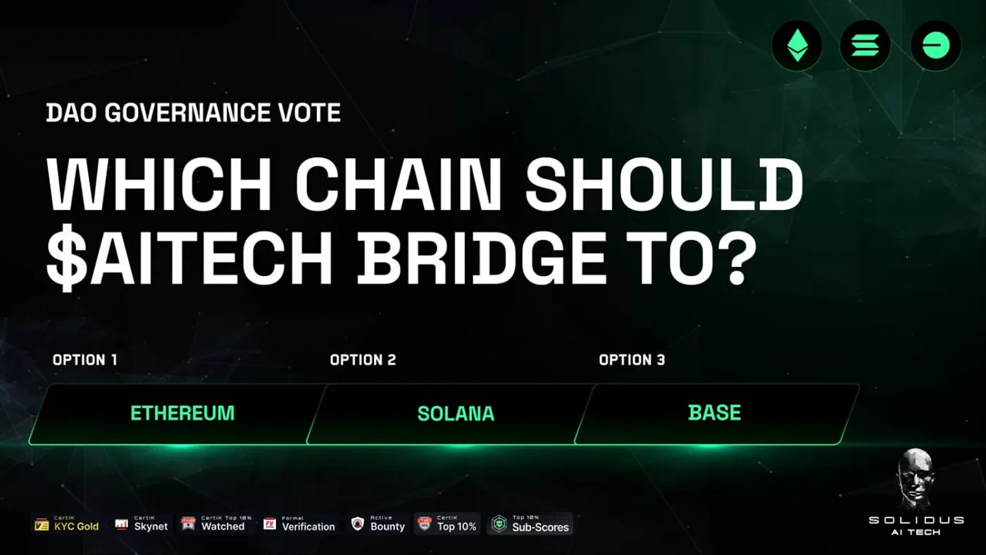 📣 New Proposal–What chain should $AITECH Bridge to?