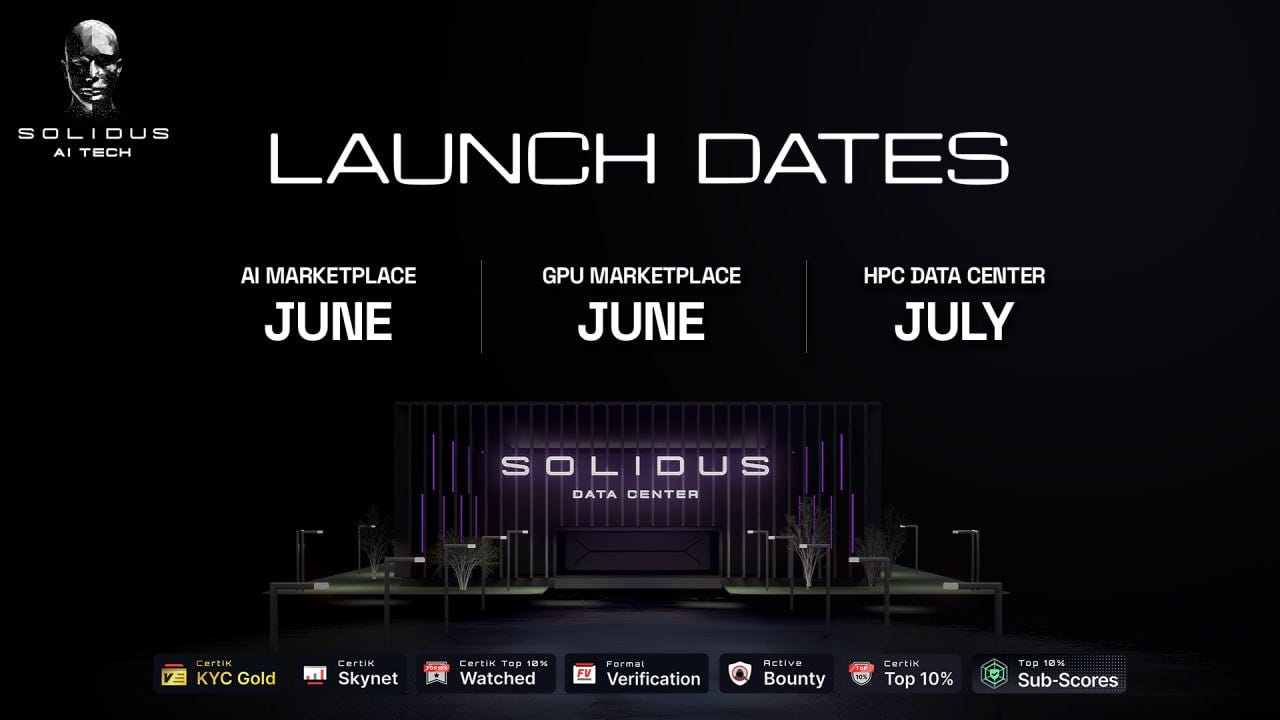 Solidus Ai Tech Confirms the Upcoming Products Release Schedule.