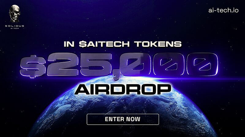 $25,000 Airdrop & Giveaway Campaigns For The Solidus Ai Tech Community