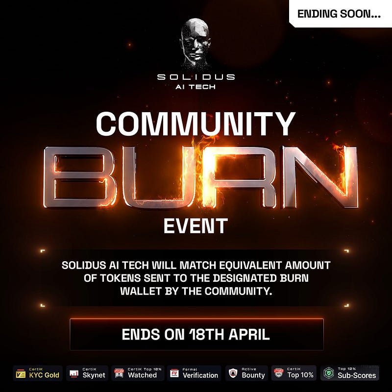 AITECH: Community Burn Event LIVE! (Deposit Open) 👇🏻