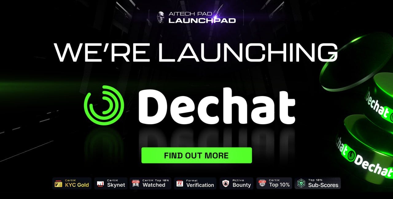 Dechat Launch on AITECH Pad. A $125,000 Public Round!