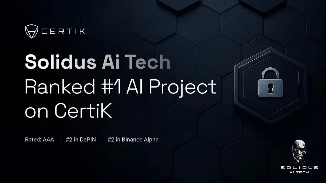 Solidus Ai Tech Ranked #1 AI Project on CertiK!