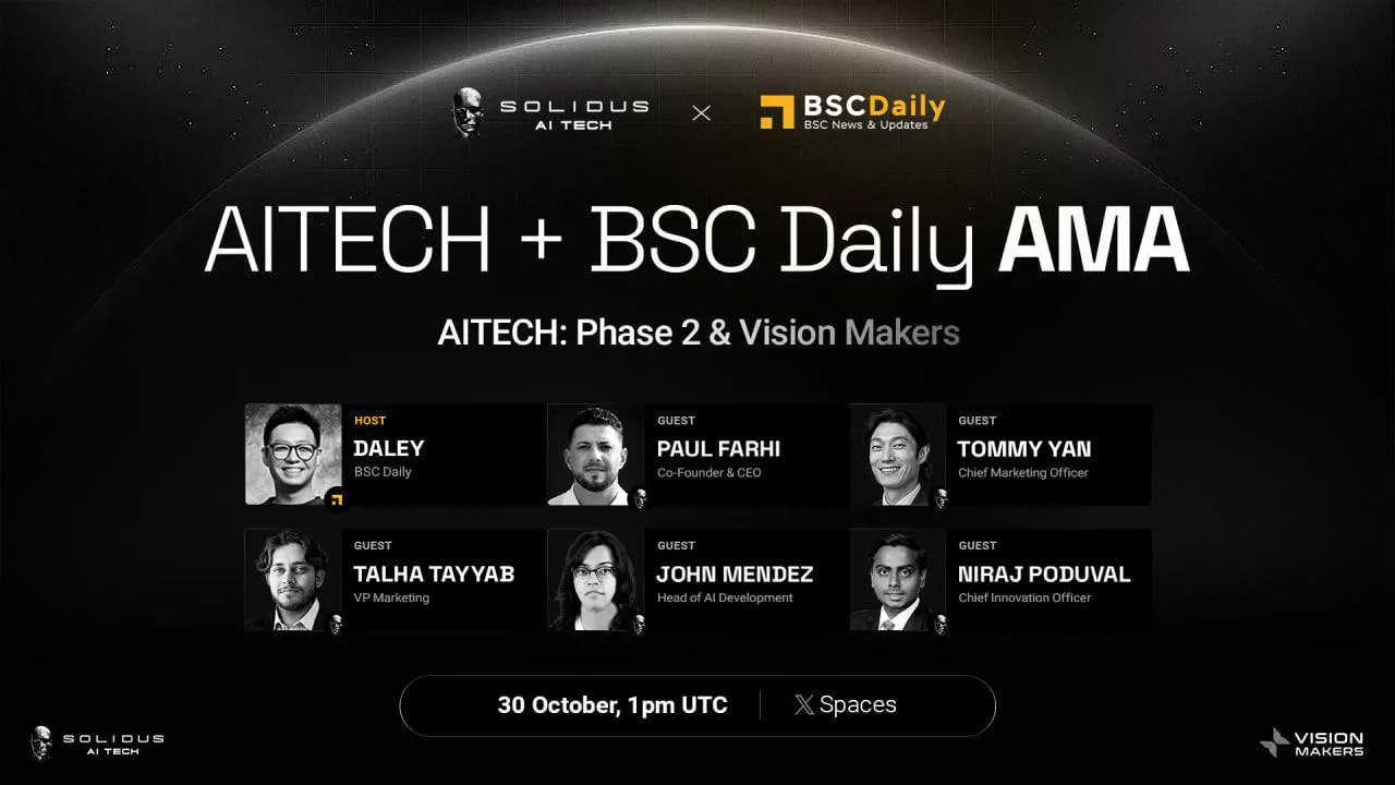 AITECH x BSC Daily AMA — Phase 2 & Vision Makers!