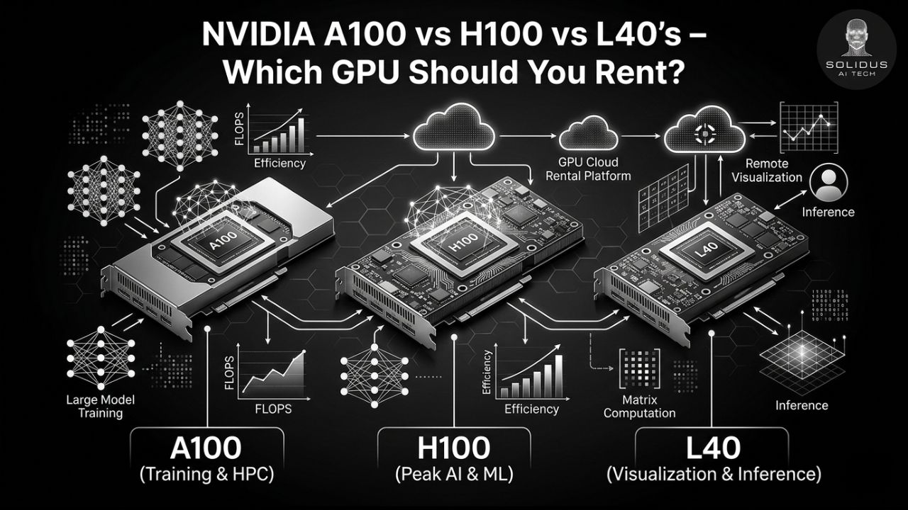NVIDIA A100 vs H100 vs L40S: Which GPU Should You Rent?