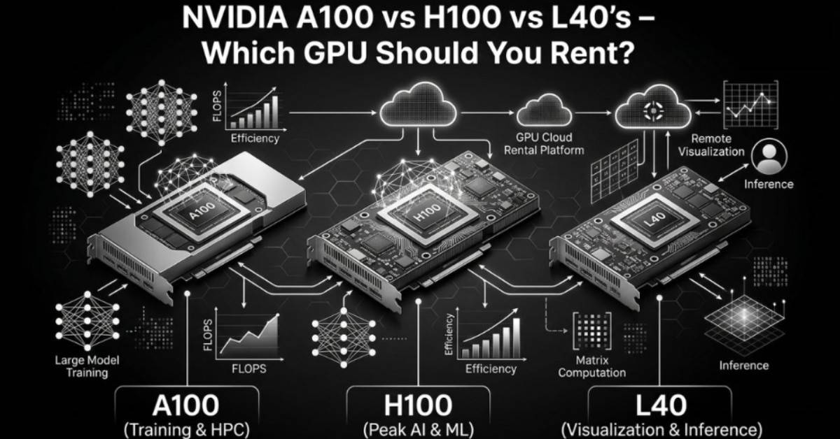 NVIDIA A100 vs H100 vs L40S: Which GPU Should You Rent?
