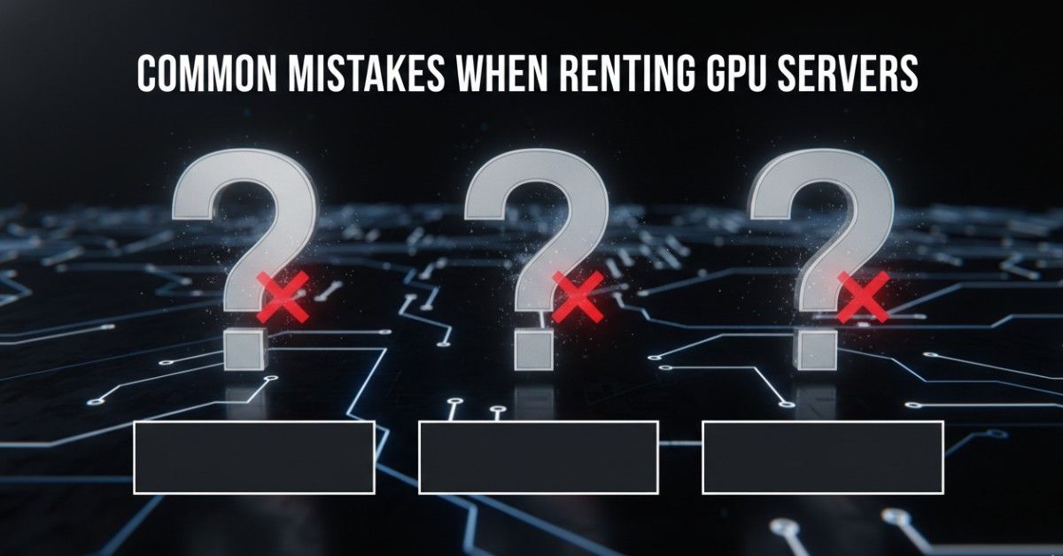 Common Mistakes When Renting GPU Servers